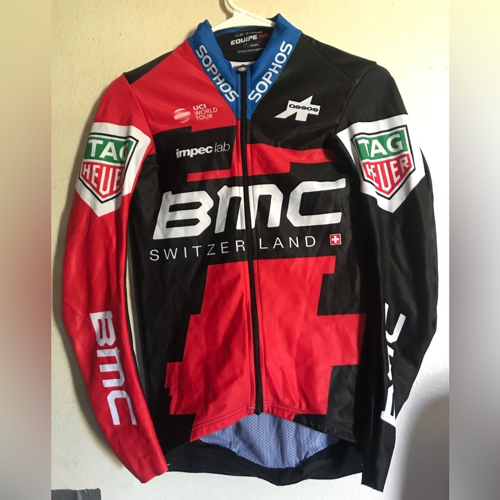 Assos Long Sleeve BMC Team Race Jersey NWOT Rare